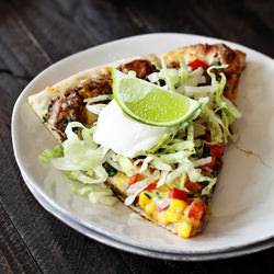 Black Bean Mexican Pizza