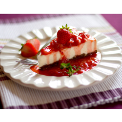 No Bake Cheesecake with Strawberry