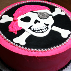 Skull and Crossbones Cake