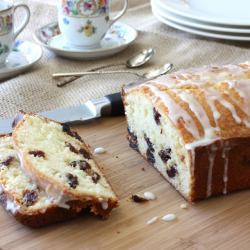 Glazed Lemon & Dried Cherry Bread