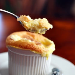 Sweet Goat Cheese Souffles