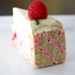 Strawberry & Vanilla Bavarian Cake