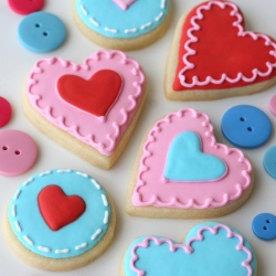 Cute Valentine’s Cookies