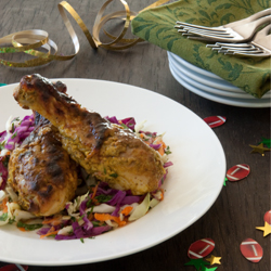 Tandoori Chicken w/ Mango Slaw