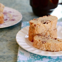 Peanut Butter Pecan Biscotti