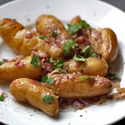 Fingerling Potatoes w/ Red Onion