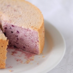 Purple Chiffon Cake