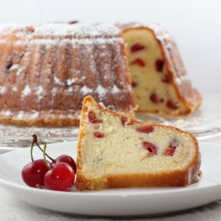 Sour Cherry Pound Cake