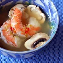 Thai Hot and Sour Shrimp Soup