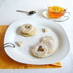 Valentine Black Chai Tea Cookies