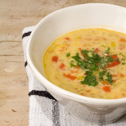 Julia Child’s Pepper and Leek Soup