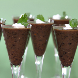 Black Bean Soup Shots