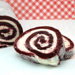 Red Velvet Cake Roll