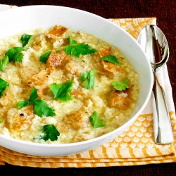 Garlic & Rosemary Bread Soup