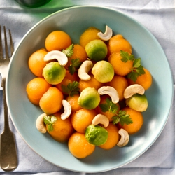 Cantaloupe, Avocado, Cashews