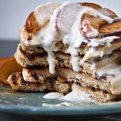 Pear Pancakes with Orange Caramel