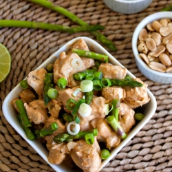 Chicken with Coconut-Lime Peanut