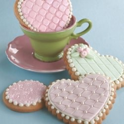 Heart Shaped Valentines Cookies