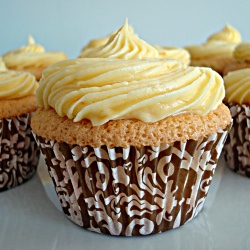 Orange Chiffon Cupcakes