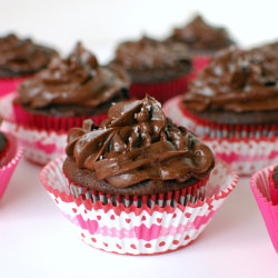 Chocolate Salted Caramel Cupcakes