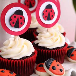 Ladybug Cupcakes