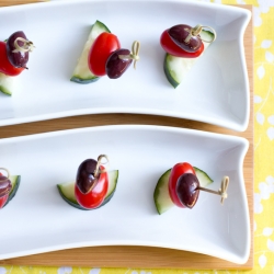 Greek Salad Skewers