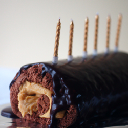 Chocolate and Peanut Butter Roll