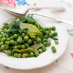 Peas with Lettuce