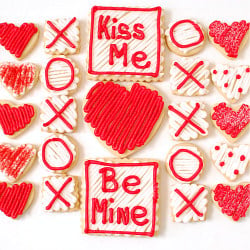 Valentine Cookies w/ Buttercream