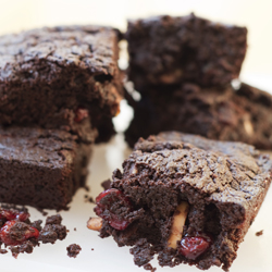 Dark, Fudgy Chocolate Brownies