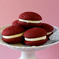 Red Velvet Whoopie Pies