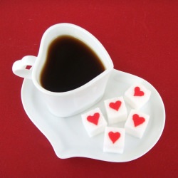 Decorated Sugar Cubes: Sweet Hearts