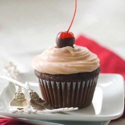 Gluten Free Cherry Heart Cupcakes