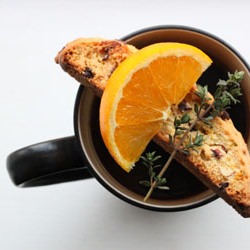 Thyme Orange Chocolate Biscotti