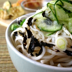 Soba Noodle Salad with Tempura