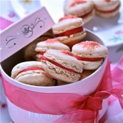 Pink Praline Macarons