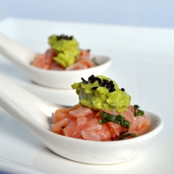 Salmon Tartare w/ Avocado Cream