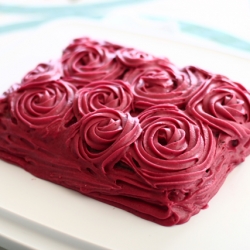 Chocolate Cake/Blackberry Frosting