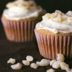 Spiced Ginger Maple Cupcakes