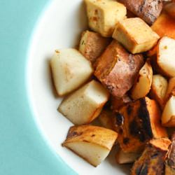 Roasted Sweet Potato, Pear and Tofu