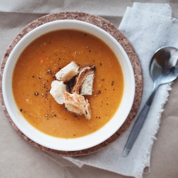 Roasted Winter Vegetable Soup