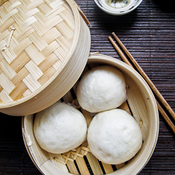 Chinese Steamed Lotus Buns