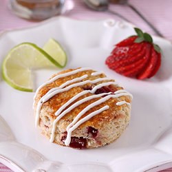 Strawberry Lime Scones