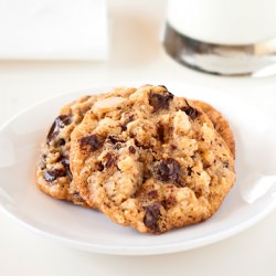 Chocolate, Walnut, and Oat Biscuits