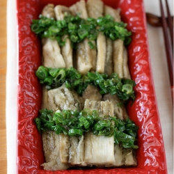 Grilled Eggplant with Green Onion