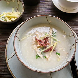 Chinese Ham and Chicken Congee