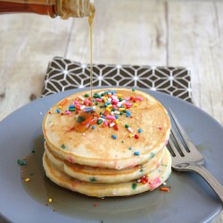 Cake Batter Pancakes