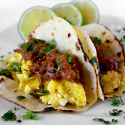 Carnitas Breakfast Tacos