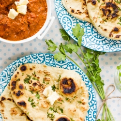 Homemade Indian Naan Bread