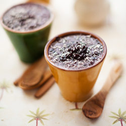 Black Rice Coconut Pudding